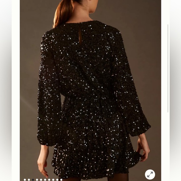 NWT Sunday in Brooklyn Balloon-Sleeve Mini Dress - Picture 3 of 11